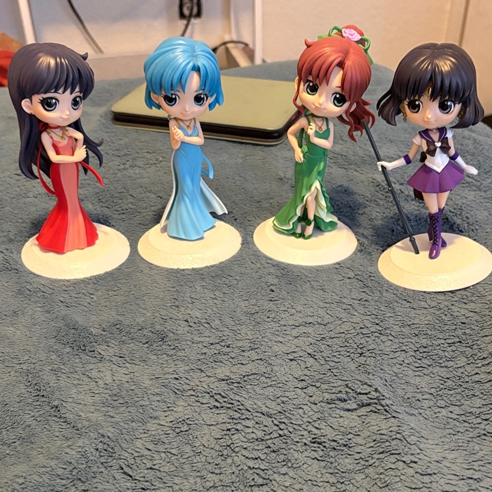 Colorful Anime-Inspired Figurine Set